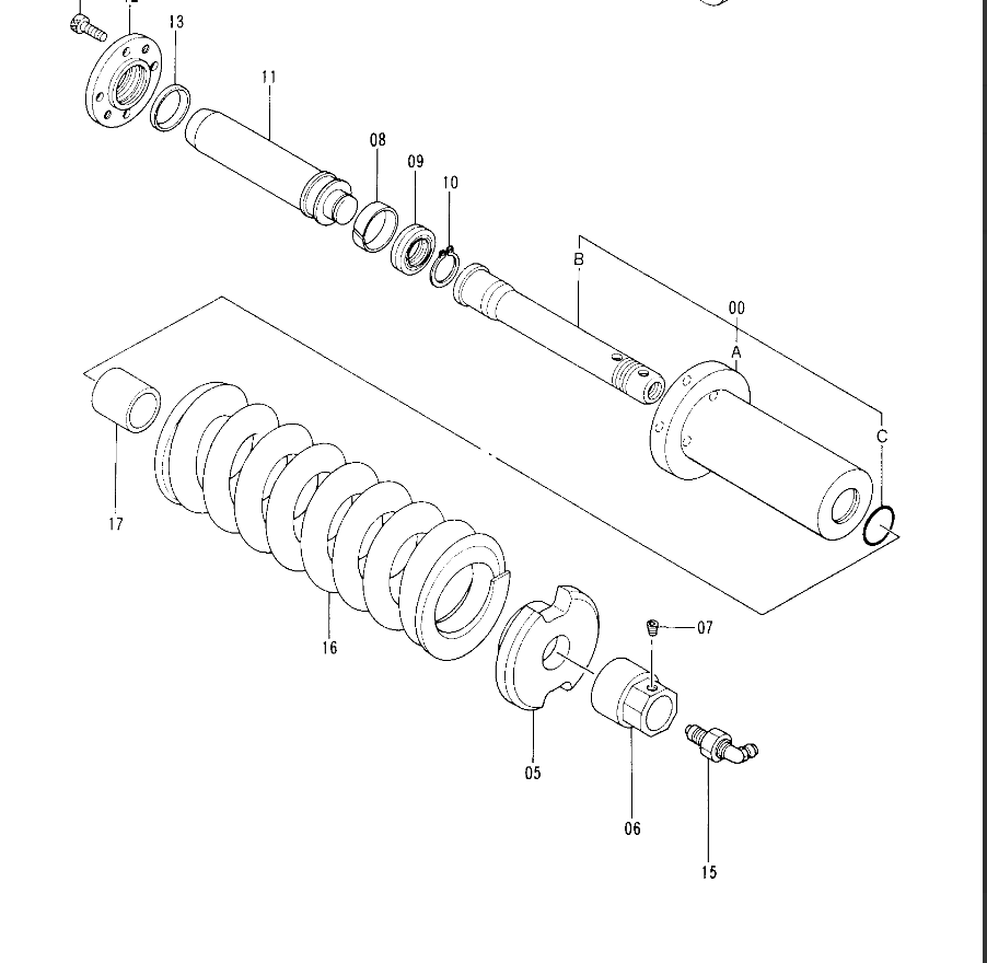 リンクAssy 日立 EX60-2 リンク数=39 199kg-