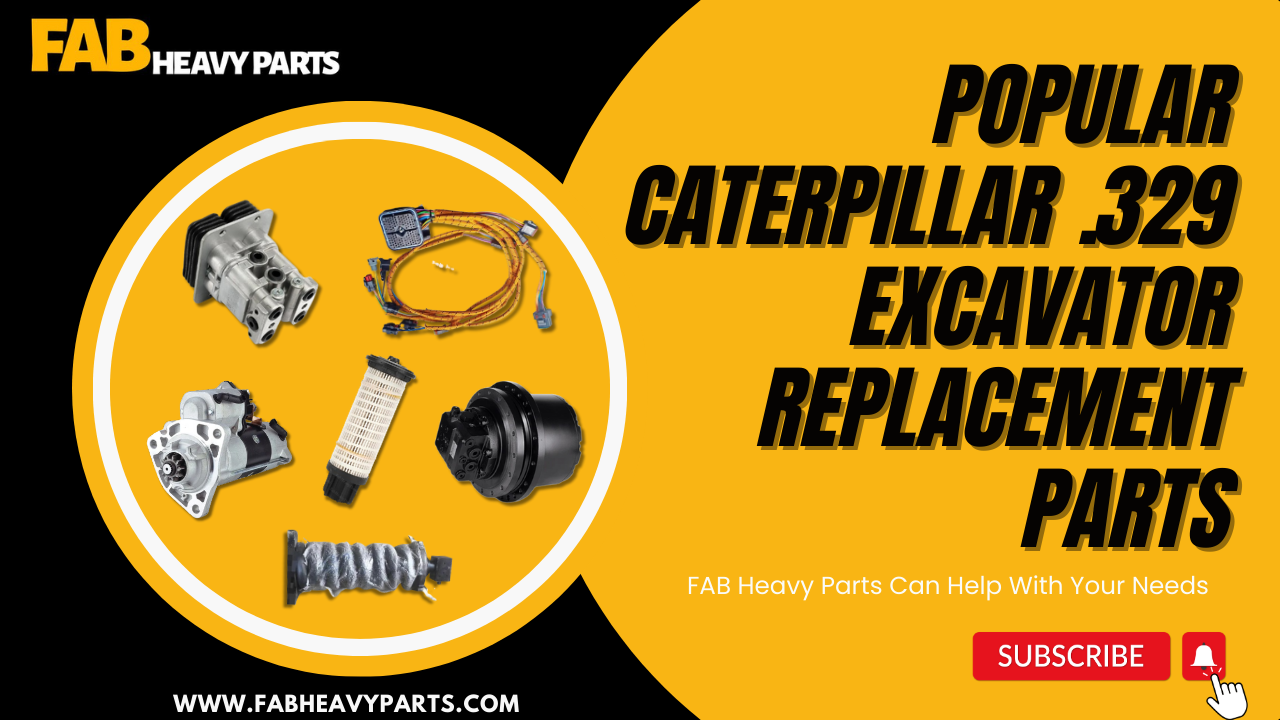 Popular Caterpillar 329 excavator replacement parts