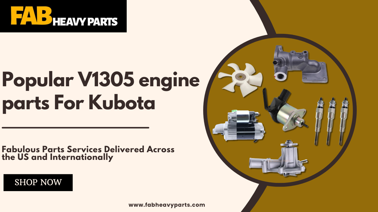 Popular V1305 engine parts For Kubota