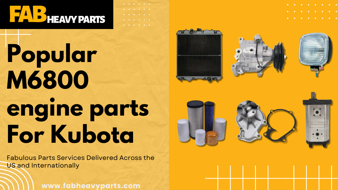 Popular M6800 engine parts For Kubota