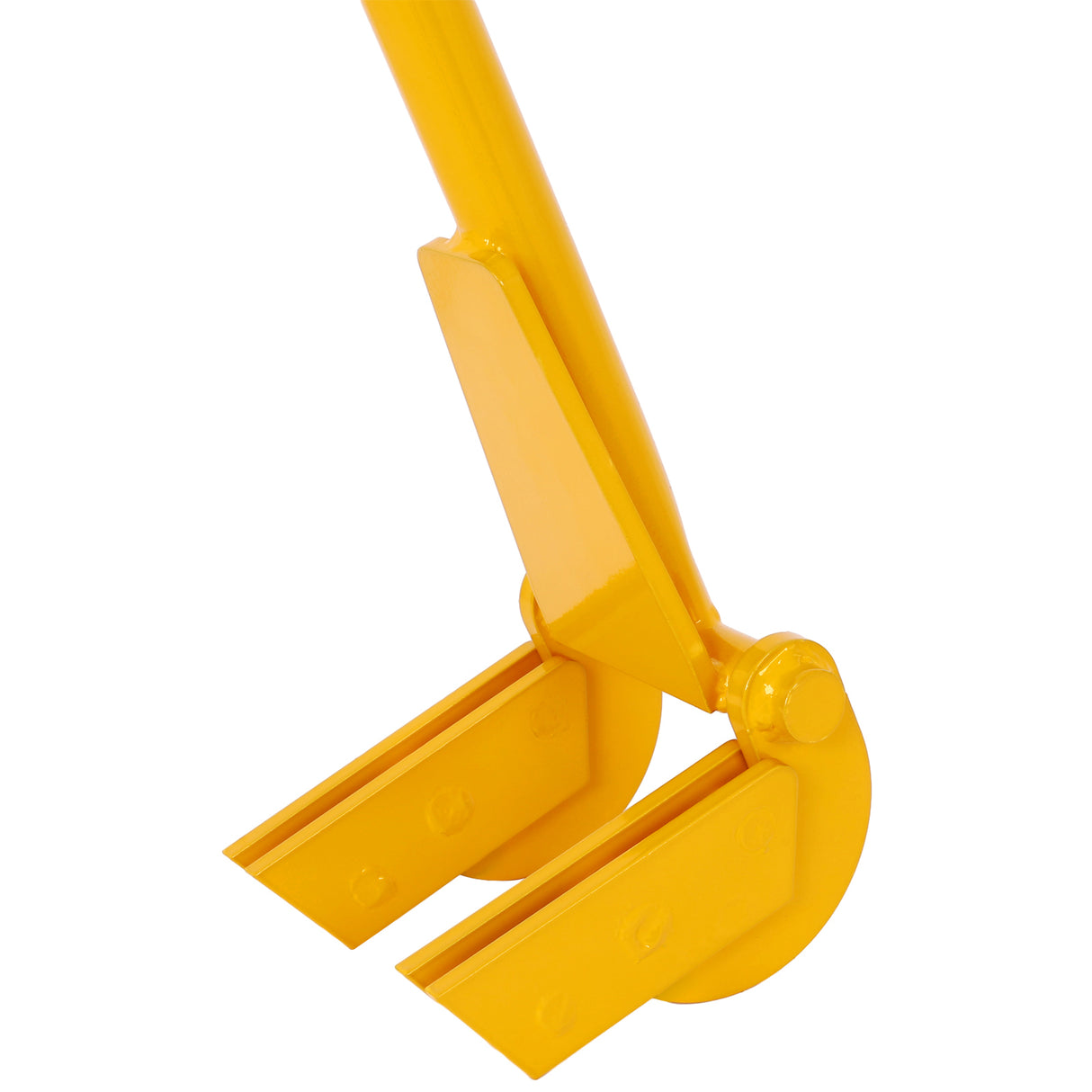 Pallet Buster Tool with 43in Long Handle Deck Wrecker Pry Bar Board Removal--Yellow