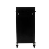 4 Drawers Multifunctional Tool Cart With Wheels Black