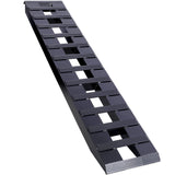 1 Pair Heavy-Duty Ramps with Top Hook Attaching End Universal Loading 72" X 14" 8800 LBS Aluminum--Black