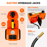 Electric Car Jack kit 5 Ton/11023 LBS Hydraulic Jack Lift with Electric Impact Wrench