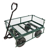 Wagon Cart Garden Trucks Transport Firewood Green