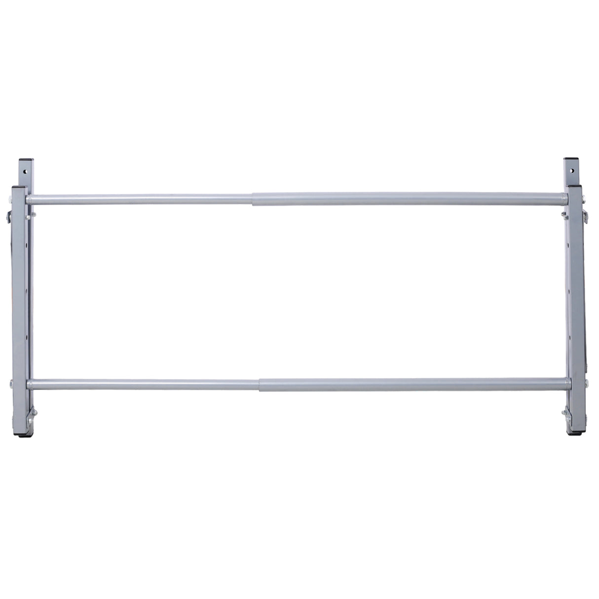 Wall-Mounted Folding Tire Storage 30.5 to 50.5 Inches Wide Supports 300 Pounds Silver