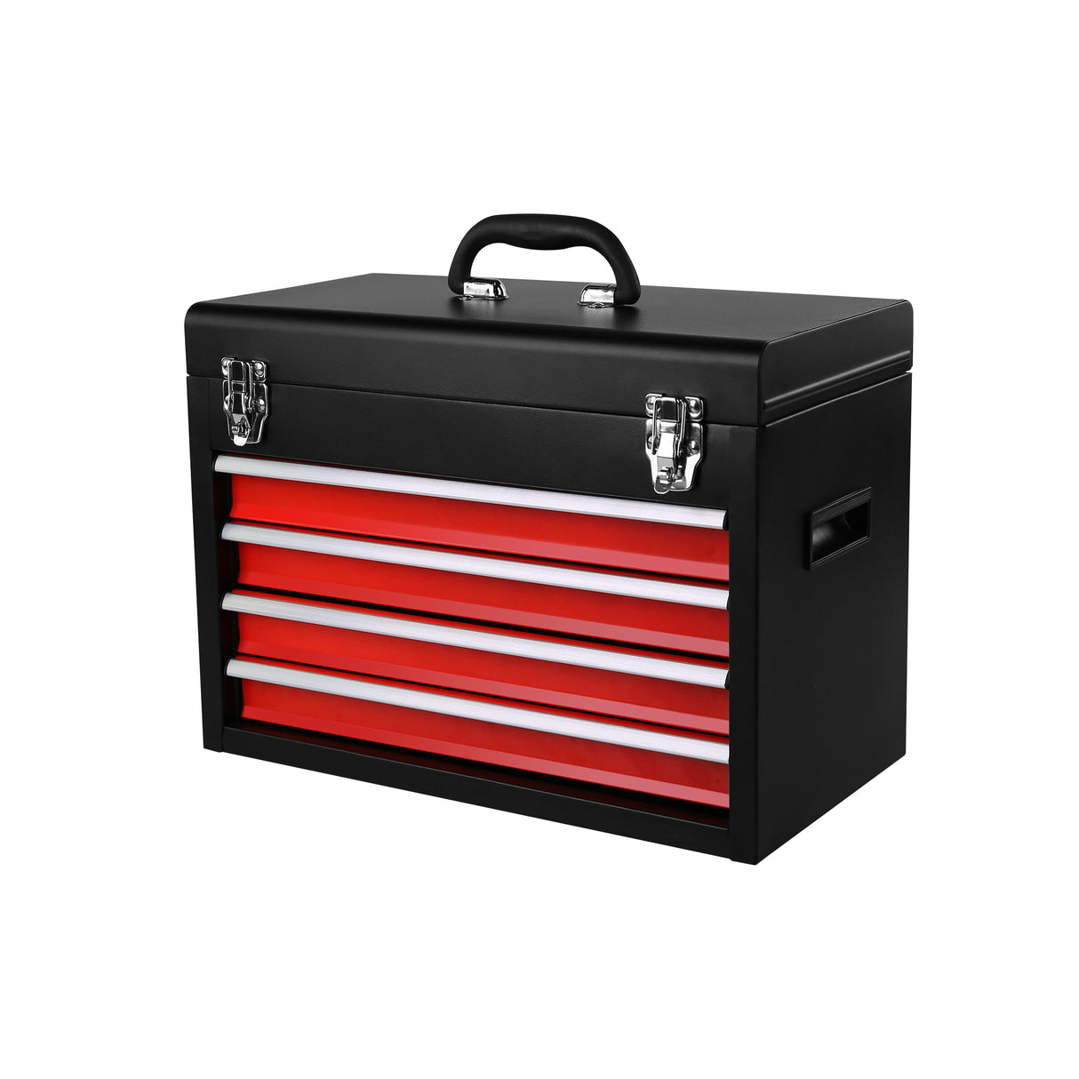 Tool Chest 5-Drawer Rolling Storage Cabinet with Detachable Top Box Liner Universal Lockable Wheels Locking Mechanism Metal Cart for Garage Workshop