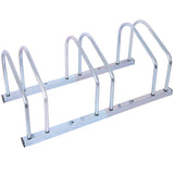 3 Bike Floor Bike Stand Parking Rack Garage Storage Indoor/Outdoor 22-28" Wheel Max Lapad ng Gulong 2.15" Galvanization