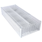 6 Tier 6000lbs Capacity NSF Metal Shelf Wire Shelving Unit Heavy Duty Adjustable Storage Rack na may Mga Gulong at Shelf Liner para sa Commercial Grade Utility Steel White 82"H x 48"L x 18"D