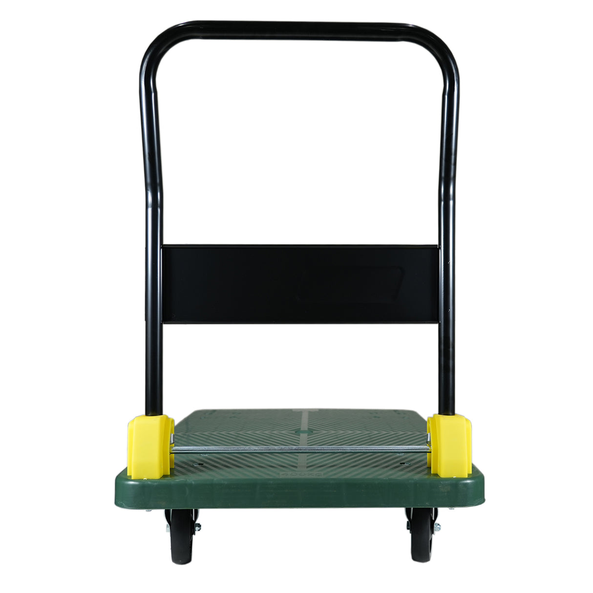 Opvouwbare platform-duwsteekwagenwagen 880 lbs. Gewichtscapaciteit - Groen