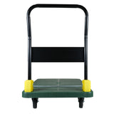 Carro de mano con plataforma plegable, 880 lbs. Capacidad de peso: verde.