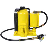 Air Hydraulic Bottle Jack 20 Ton/44029 LBS All Welded 10.2-19.7 inch Lifting Range Manual Handle and Pump for Car Pickup Truck RV Auto Repair Industrial Engineering--Yellow