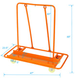 Heavy Duty Drywall Sheet Cart & Panel Dolly 1600lbs Load Capacity Panel Service Casters with Brake