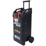 12V & 24V Wheeled Battery Charger Fully Automotive Battery Maintainer Jump Starter Dial Display Telescopic Handle