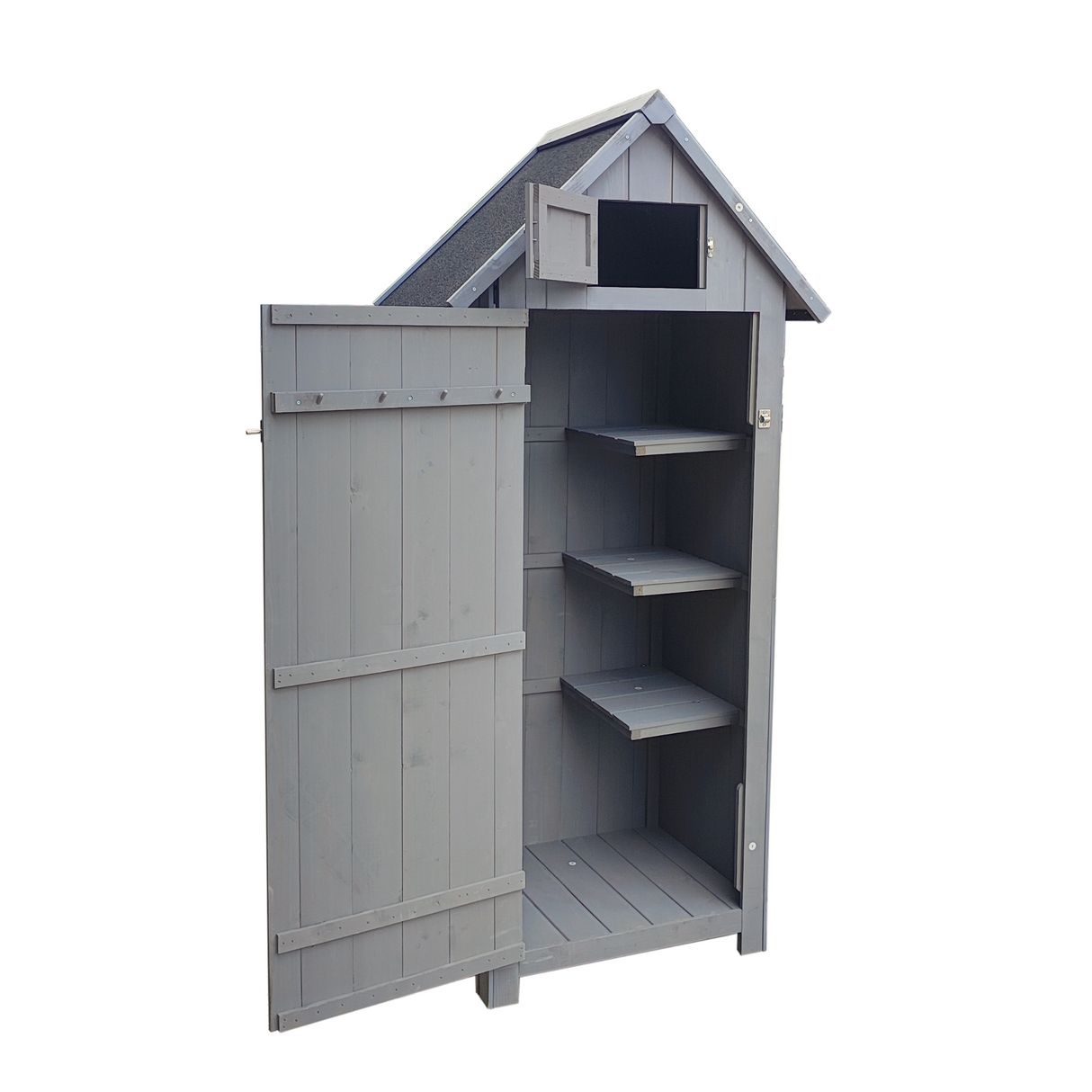 30.31"X 20.48"X 65.75" Outdoor Storage Perfect to Store Patio Furniture for Backyard Garden Patio Lawn Natural