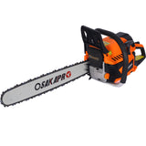 20inch 58cc Gasoline Chain Saw para sa Mga Puno ng Wood Cutting 2-Cycle EPA Compliant Orange