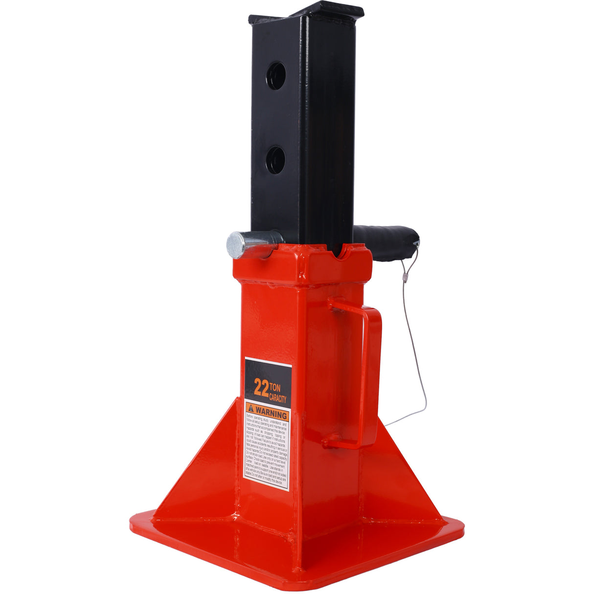 1 Pair Heavy Duty Pin Type Professional Car Jack Stand with Lock 22 Ton (44,000 lb) Capacity Red