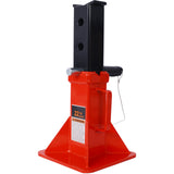 1 Pair Heavy Duty Pin Type Professional Car Jack Stand with Lock 22 Ton (44,000 lb) Capacity Red