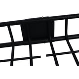 Cesta portaequipajes para techo, portaequipajes para techo de automovilismo, montaje superior de acero negro de 42"