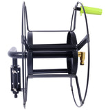 Swivel Hose Reel Wall Mount 180 Degree Pivot Hanger Great for Storage Holder for Garden Heavy Duty Steel