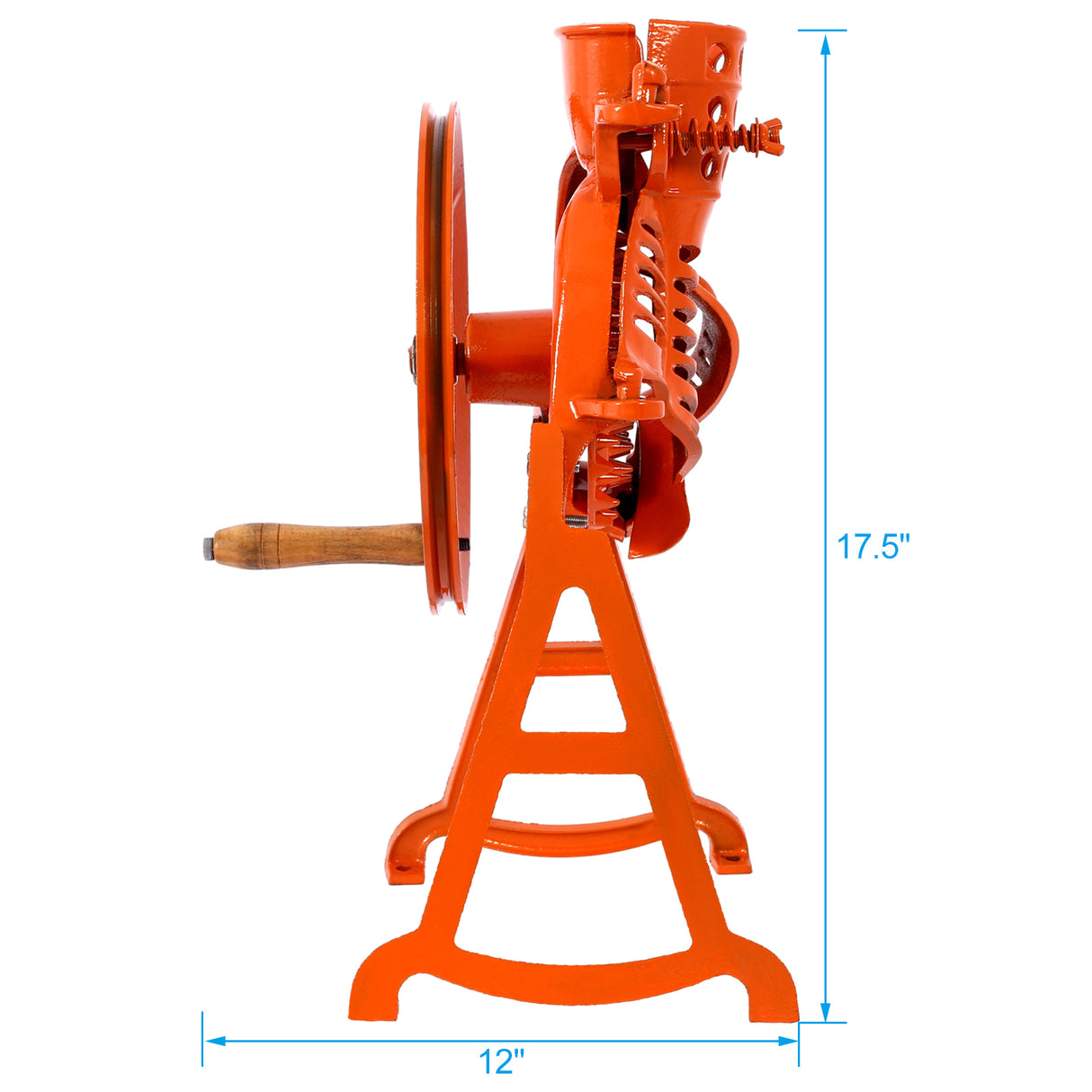 Hand Corn Sheller Heavy Duty Shelling Machine Manual Farm Corn Thresher Remover Tools Hand Sheller with Wooden Handle Cast Iron