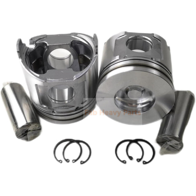 1 Piece Piston With Pin And Clips 123907-22081 Fits For Komatsu 4D106 Fits Yanmar 4TNV106 Engine