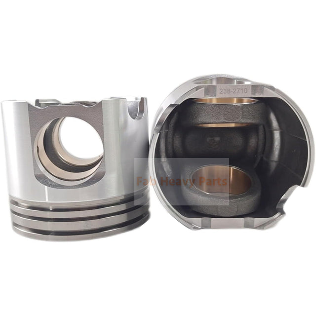 1 Piece Piston With Pin And Clips 238-2710 133-7098 Fits For Caterpillar C-10 3176C Engine Parts