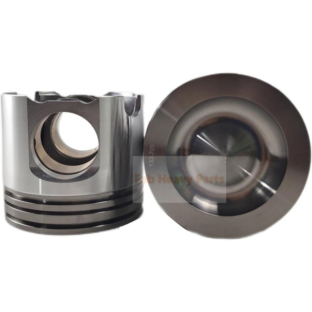 1 Piece Piston With Pin And Clips 238-2710 133-7098 Fits For Caterpillar C-10 3176C Engine Parts