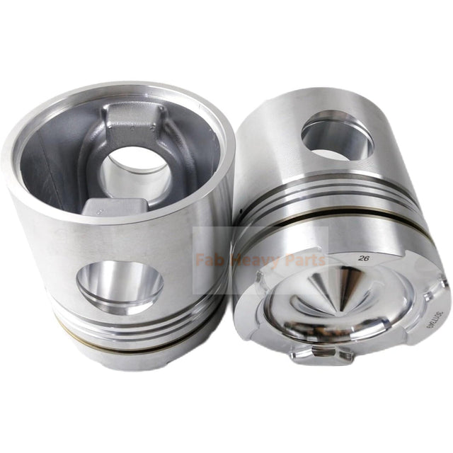 1 Piece Piston With Pin And Clips 3017349 Fits For Cummins NH855 NT495 NT743 NT855 NTA855 Engine Part