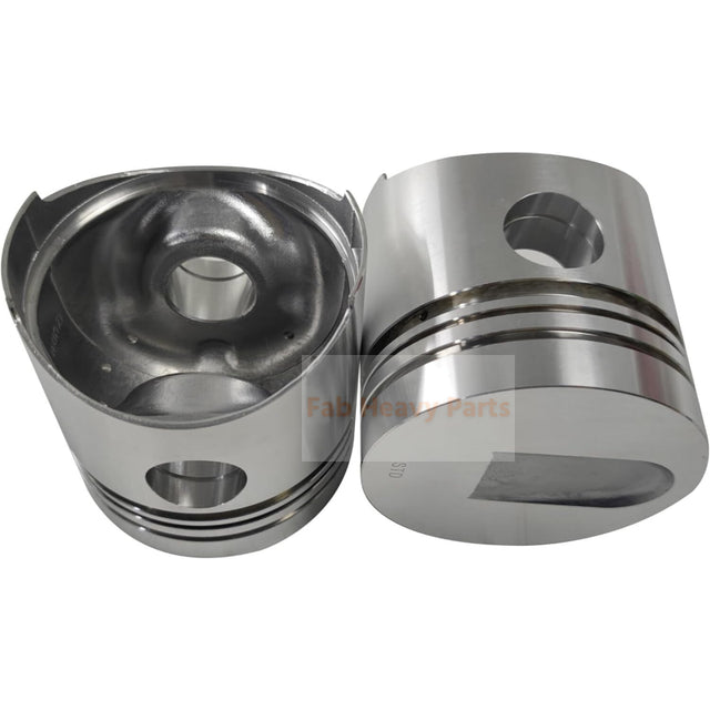 1 Piece Piston With Pin And Clips 34417-54100 Fits For Mitsubishi S4E-2 S6E-2 Engine Parts