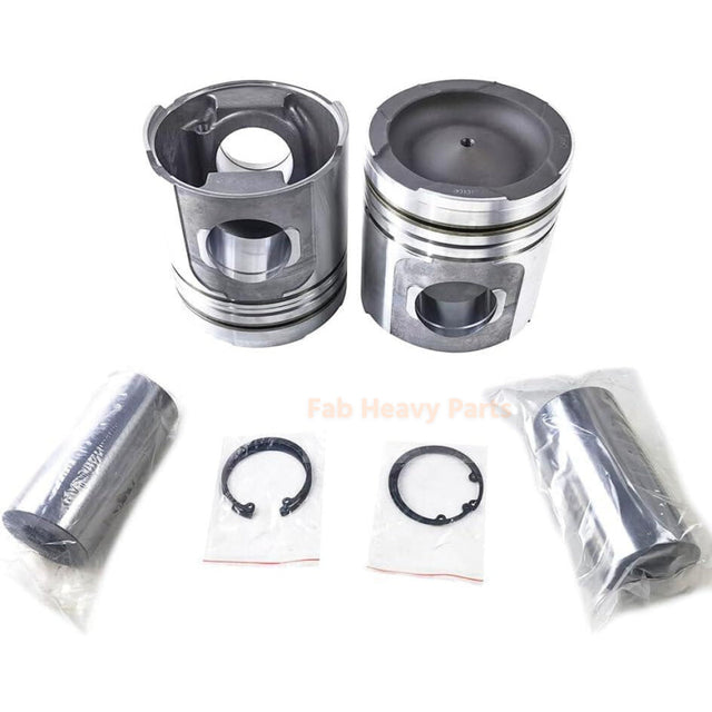 1 Piece Piston With Pin And Clips 37517-30101 Fits For Mitsubishi S6R S12R S16R Engine Parts