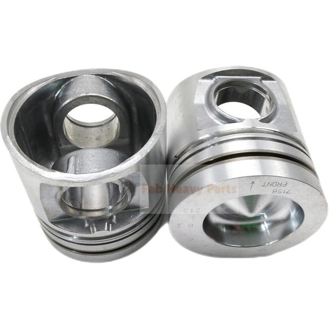 1 Piece Piston With Pin And Clips 3907156 3802100 Fits For Cummins 4B3.9 4BT3.9 4BTA3.9 4BTAA3.9 6B5.9 6BT5.9 6BTA5.9 6BTAA5.9 Engine Parts