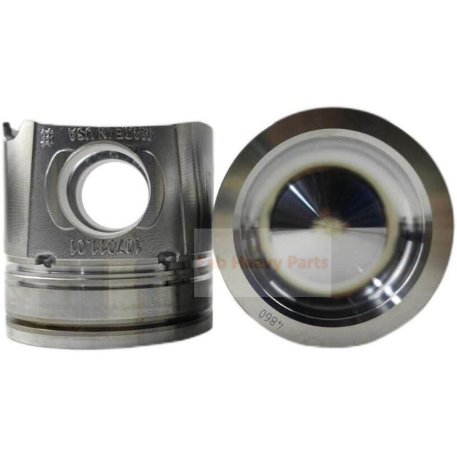 1 Piece Piston With Pin And Clips 4934860 Fits For Cummins QSB4.5 QSB6.7 Engine