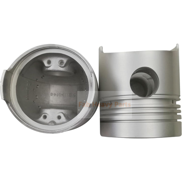 1 Piece Piston With Pin And Clips 5-12111-064-0 9-12111-813-0 5-12411-064-0 Fits For Isuzu C240 Engine Parts