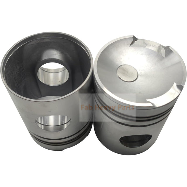 1 Piece Piston With Pin And Clips 7N5036 Fits For Caterpillar D353 D398 Engine Parts