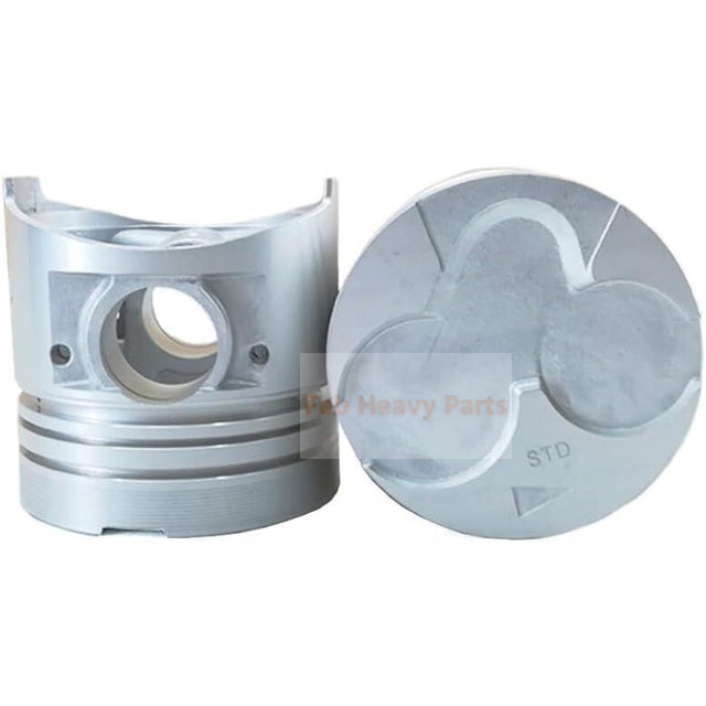 1 Piece Piston With Pin And Clips MD050021 MD103318 Fits For Mitsubishi 4D55 4D56 Engine Parts