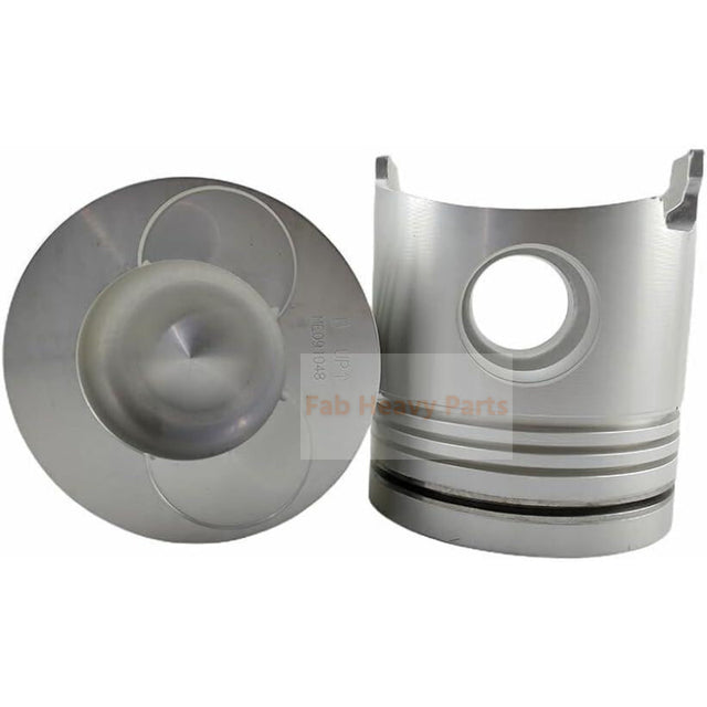 1 Piece Piston With Pin And Clips ME091048 ME090163 Fits For Mitsubishi 8DC91 8DC92A Engine Parts