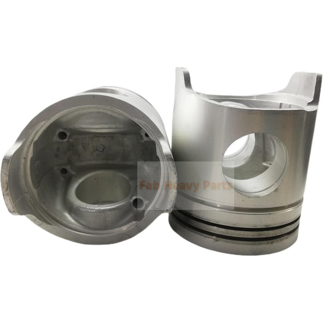 1 Piece Piston With Pin And Clips ME120533 ME120684 Fits For Mitsubishi 6D40 Engine Parts