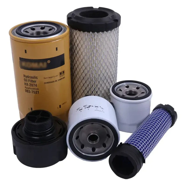 Kit filtro manutenzione 1000/2000 ore 7324338 Adatto per escavatore compatto Bobcat 324