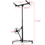 11' Lift Drywall Panel Hoist Jack Lifter Black