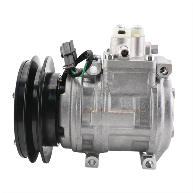 10PA15C A/C Compressor 14X-Z11-8580 Past voor Komatsu PC200-6 PC210-6 PC220-6 PC230-6 PC240-6K PC250-6 PC600-6 PC650-6 PC750-6