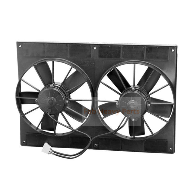 11" Dual Paddle Blade High Performance Fan 30102052 2VA06-AP70/LL-37A Fits for Spal