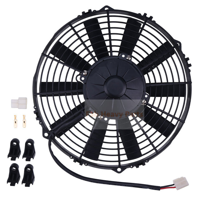 Ventilateur de refroidissement électrique à profil moyen de 11 pouces 30101502 VA09-AP50/C-27S, convient pour Spal 962 CFM