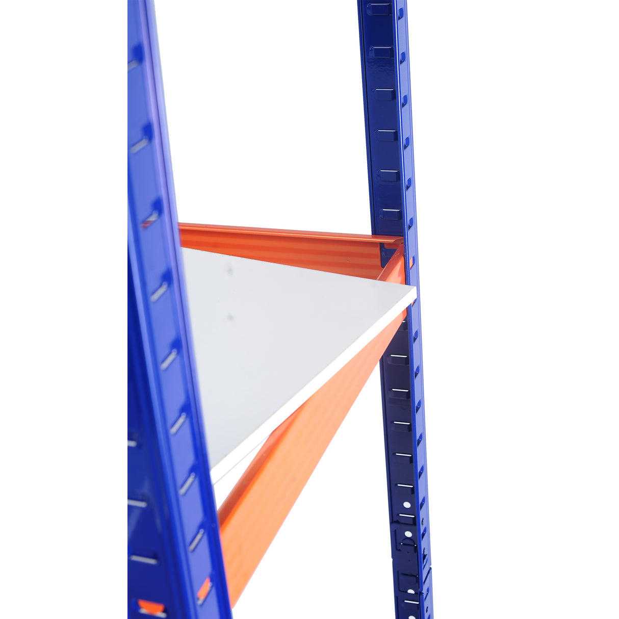 2920 Lbs. Capacity Garage Storage Shelves Heavy Duty Blue Orange