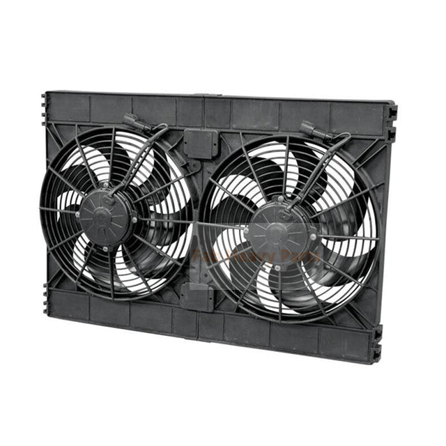 Ventilador de refrigeración eléctrico doble de alto rendimiento de 12" 2VA50-AP70/LL y AP72/LL/F-66A 30102130 apto para Spal