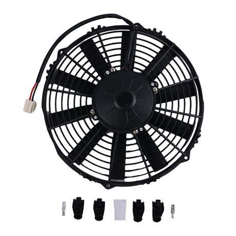 Ventilateur poussoir à lame droite 12V 11 "30100365 VA09-AP8/C-27S, convient pour Spal