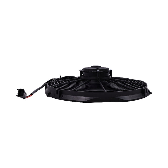 12V 14" Aftermarket Spal 30101509 VA08-AP51/C-23A Medium Profile Electric Puller Fan for Excavator Bulldozer Loader Roller Crane Truck Trailer