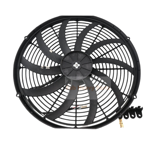 Ventilateur poussoir haute performance 12 V 16,00" 30102047 VA18-AP70/LL-86S convient aux lames droites Spal