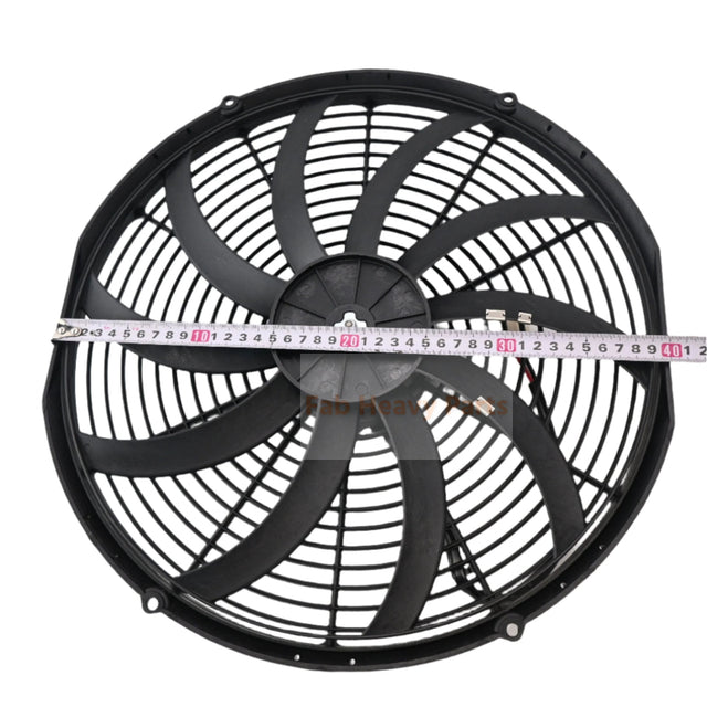 Ventilateur poussoir haute performance 12 V 16,00" 30102047 VA18-AP70/LL-86S convient aux lames droites Spal