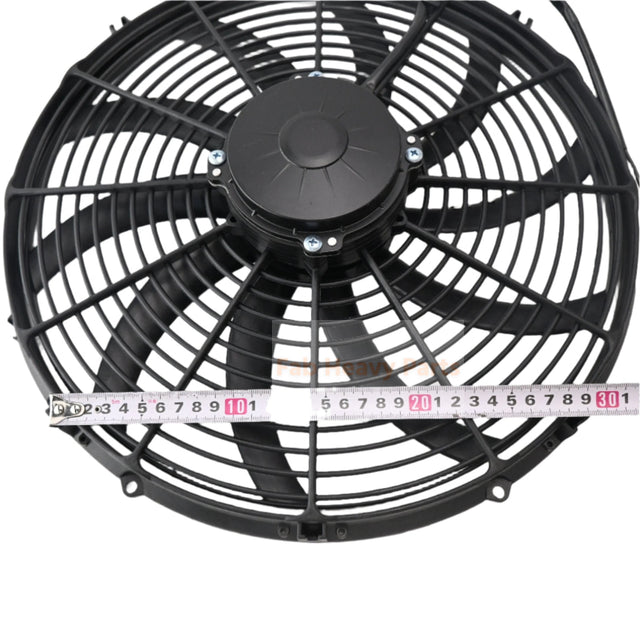 Ventilateur poussoir haute performance 12 V 16,00" 30102047 VA18-AP70/LL-86S convient aux lames droites Spal